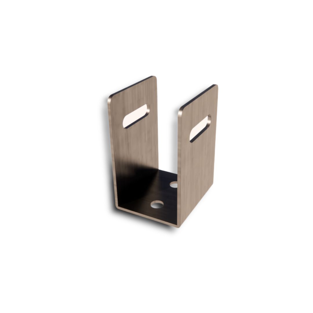 Aluminium U-Bracket 2 Inch