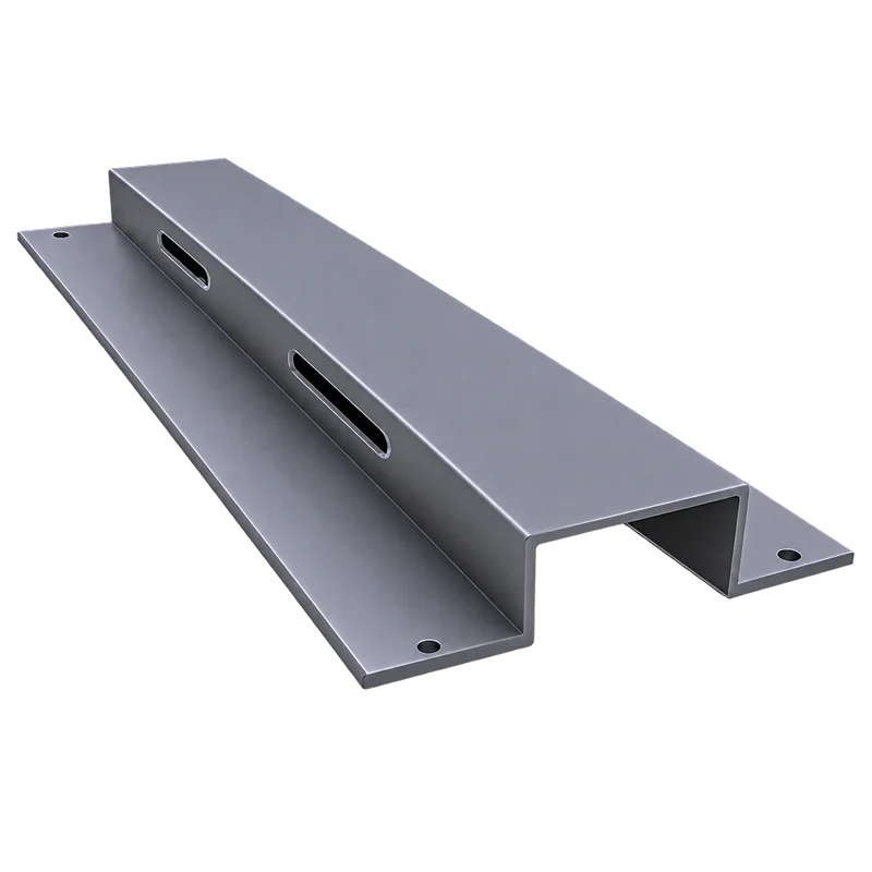 Punched Hat Channel (10'L) - Resysta Aluminum Trim
