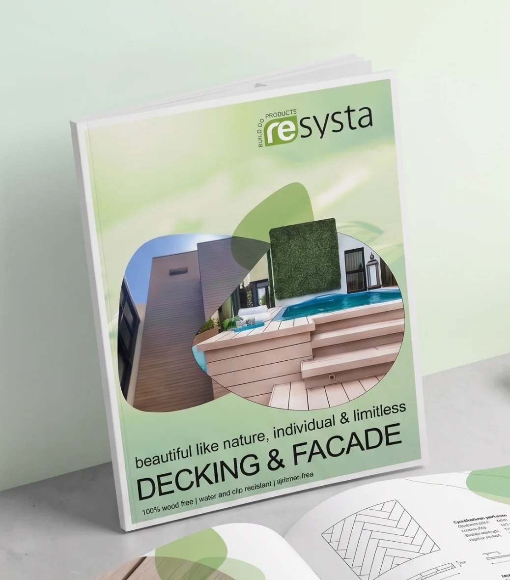 Decking and Facade Systems Brochure Mockup