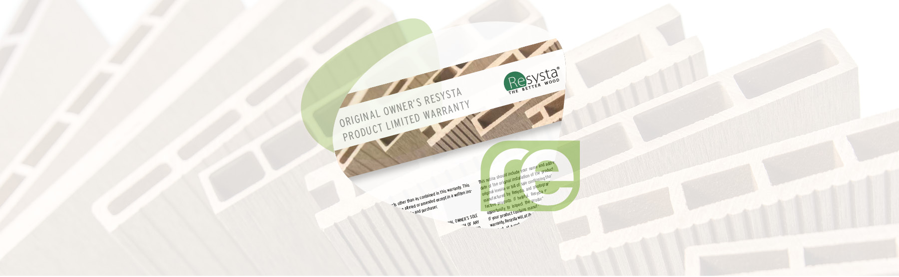 Resysta Warranty Registration Background