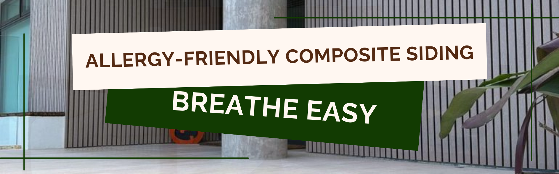 Breathe Easy: Allergy-Friendly Composite Siding