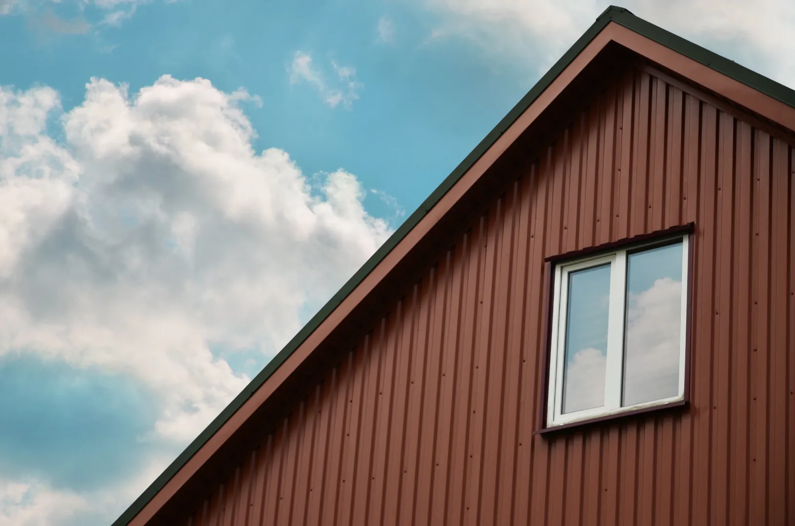Engineered wood siding on the exterior of a modern home