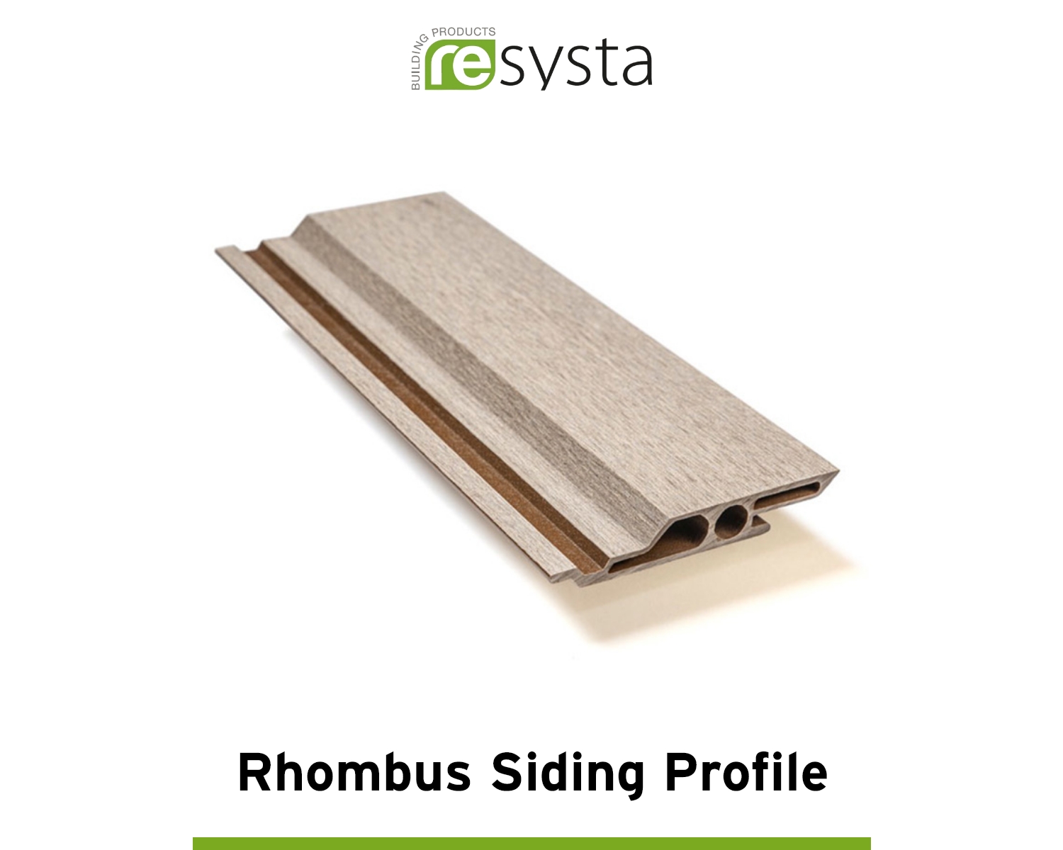 Best-Rated and High Quality Rhombus Siding - Deck Board/Profile by Resysta 